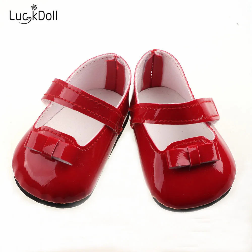 LUCKDOLL Милая обувь принцессы подходит 43 см Детские аксессуары для кукол игрушки