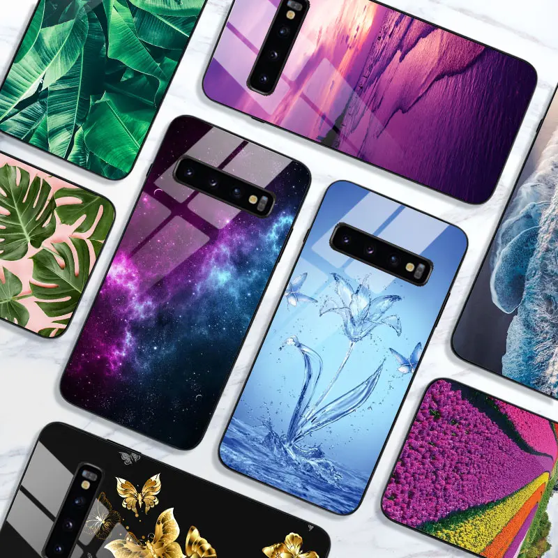 Чехол для Samsung S8 тонкий бампер Galaxy S10 Plus Lite S10E S9 S7 S6 Edge задняя крышка черный чехол