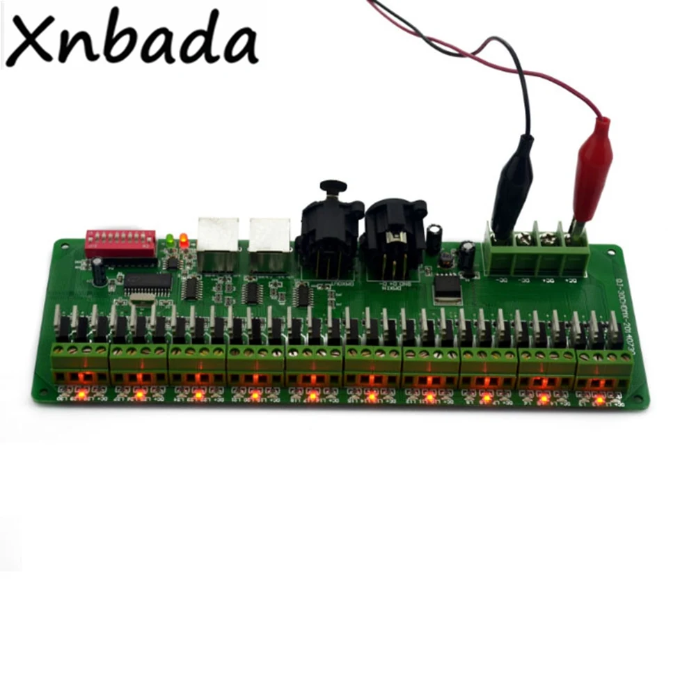Контроллер освесветильник светодиодной ленты 30CH DMX512 RGB декодер DMX светодиодный