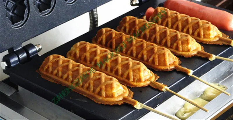 Хит продаж хрустящая машина для французского хот дога вафельница догов|lolly waffle