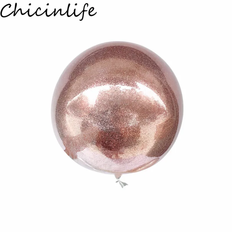 Chicinlife 1 шт. 18 дюймов конфетти Чистый воздушный шар День рождения детский душ