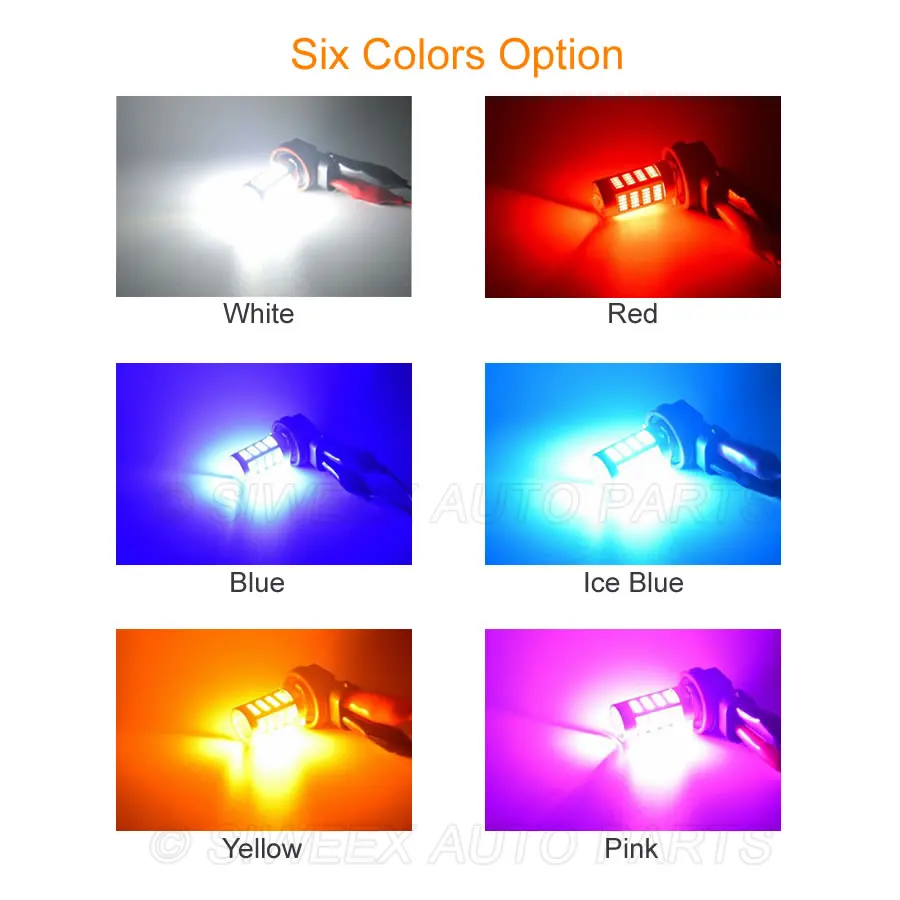 1X H8 H11 1156 1157 противотуманный светильник 92 SMD 4014 Автомобильный светодиодный s для DC