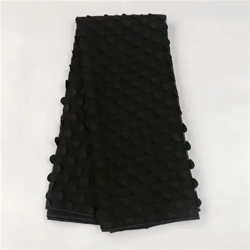 Последние 3D бахрома является высокое качество африканский тюль кружево ткань