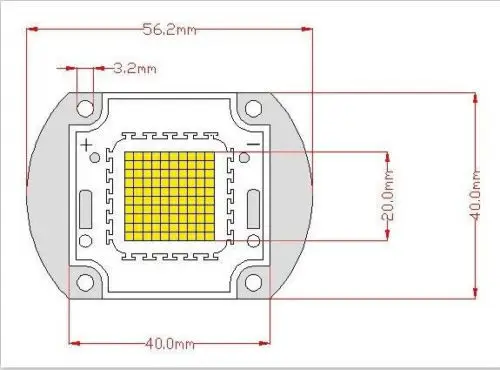 Светильник синего цвета высокой мощности для выращивания растений аквариума 10