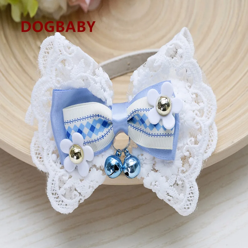 Y72 модный ошейник для кошек с бантиком регулируемый из искусственной кожи