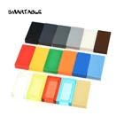 Smartable Tile 1x2 с пазом плоские шпильки строительные блоки MOC части DIY игрушечный набор для детей Совместимые с основными брендами 3069 350 шт.лот