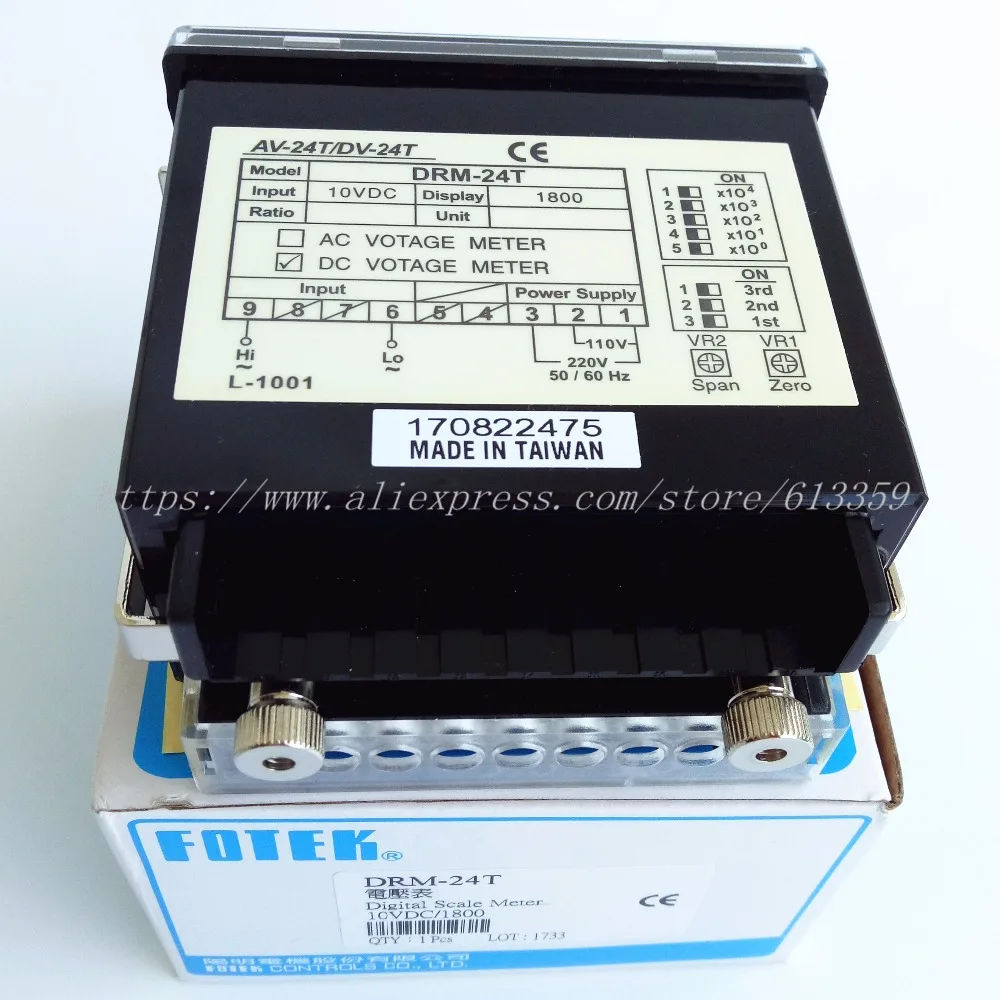 DRM-24T FOTEK DC Digital Измеритель масштаба New &amp Original Sensor | Электронные компоненты и