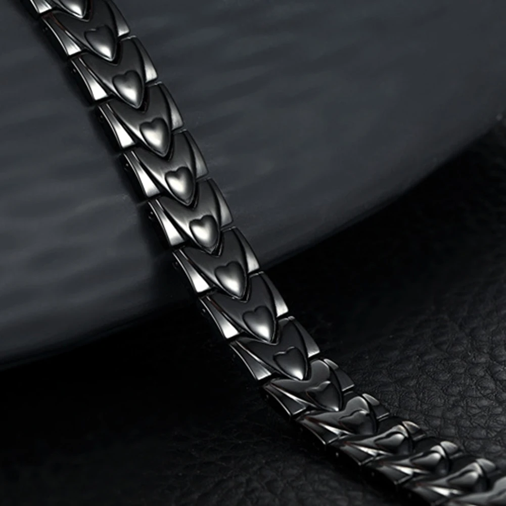 Мужские титан супер сильный браслет для магнитотерапии био оздоровительный