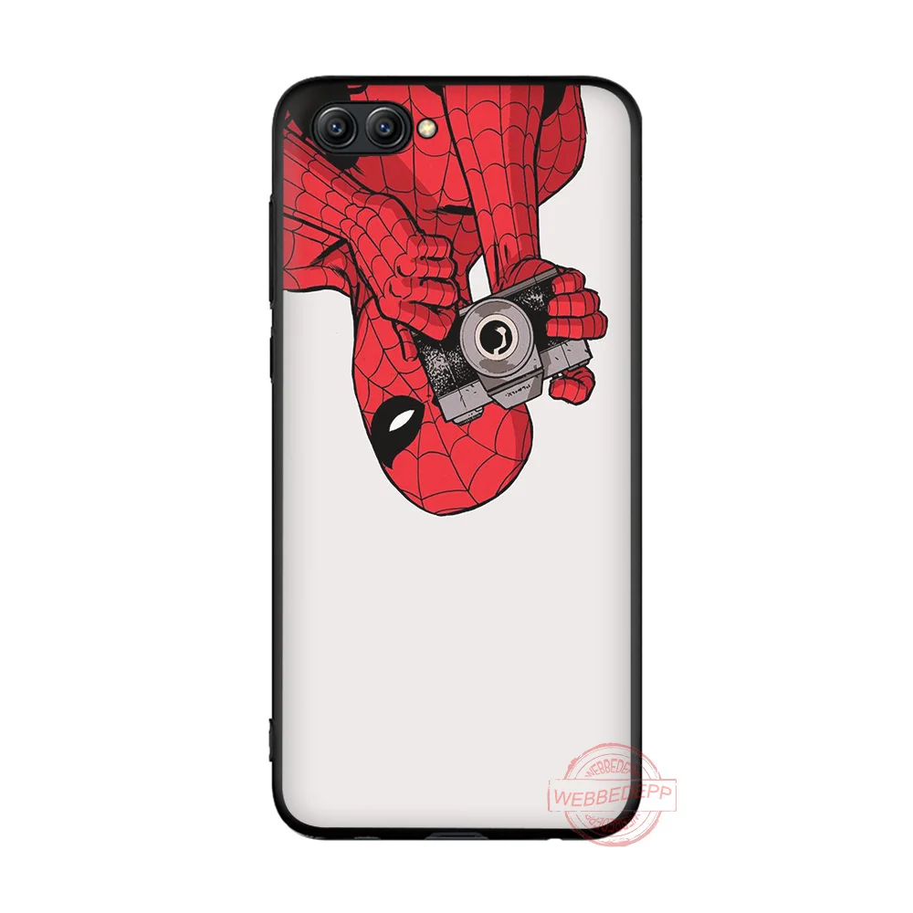 WEBBEDEPP &quotЧеловек-паук&quot чехол для телефона из ТПУ с принтом Honor 6A 7A 2 ГБ/3 ГБ Pro 7C 7X 8X