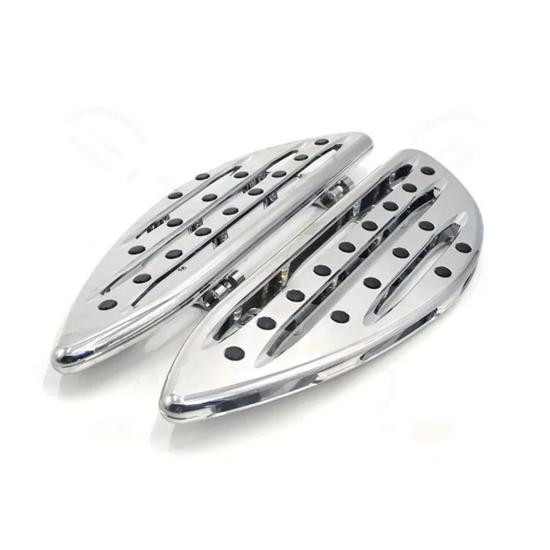 Chrome Напольная доска для ног водителя педаль для Harley Touring Tour Glide Street Glide Road King Electra Glide FLT/FLH Dyna FLD 86-15 - Цвет: Chrome