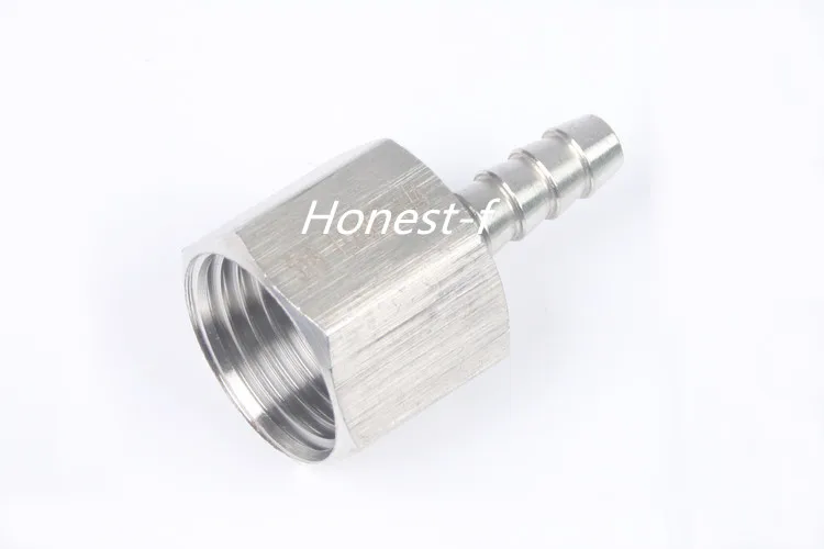 

LTWFITTING Bar Production Stainless Steel 316 Barb Fitting Coupler 1/4" Hose ID x 1/2" Female NPT Air Fuel Water