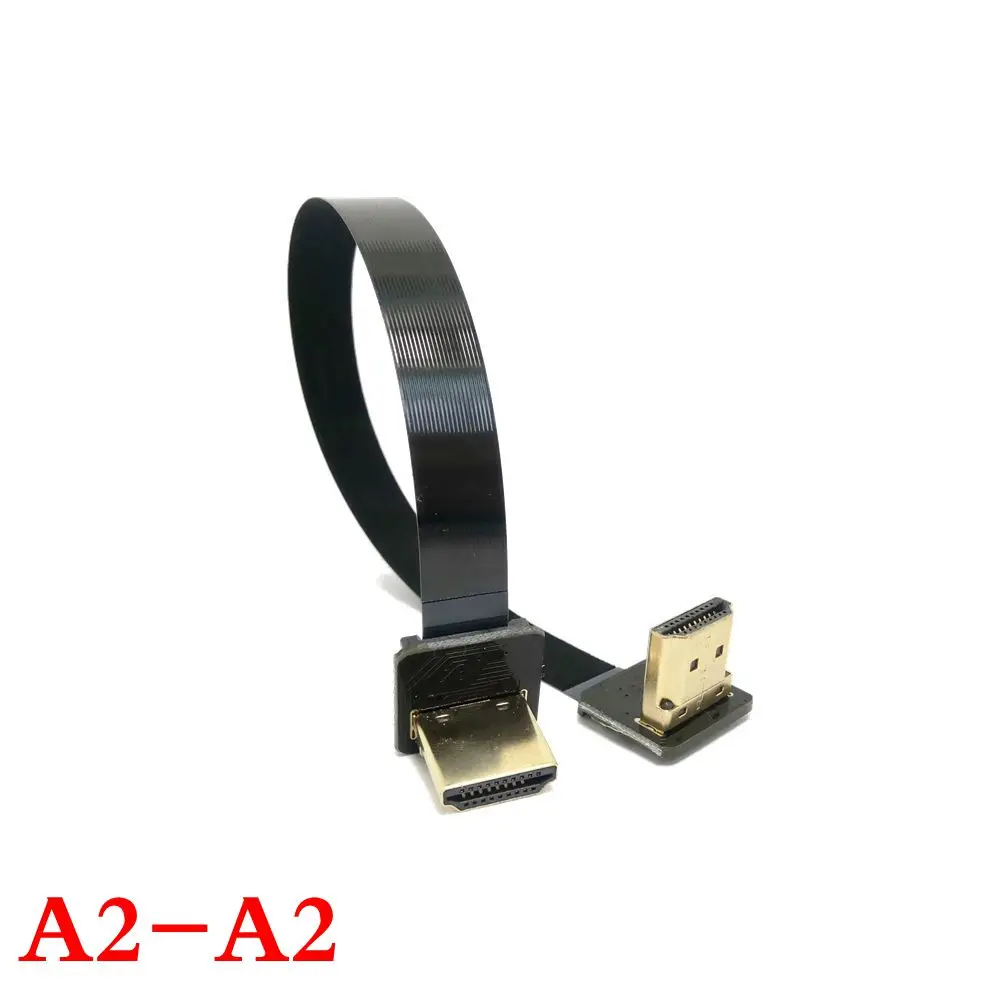 A2-A2 FPV 5 см 10 см 20 см 30 см 50 см 80 см 100 см гибкие печатные платы ленты плоский кабель HDMI шаг 20pin для HDMI HDTV мультикоптера и мини квадрокоптера FPV аэрофотосъемки - Цвет: A2-A2