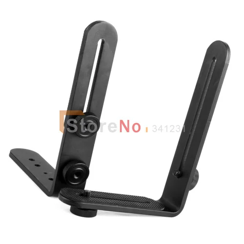 100% New &amp High Quality Dual-L Flash Bracket Holder Mount for 5D II 7D 50D 60D 550D 600D 1100D Nikon D7000 D300s D700 D3 D90 |