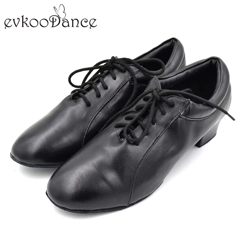 Мужские кожаные туфли на каблуке 4 см размеры США 5 13 5|latin dance shoes men|latin shoesdance |