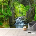 Настенные тканевые обои на заказ, 3D фрески в виде пресноводного леса, природного ландшафта, для гостиной, ТВ, дивана, спальни, украшение для дома