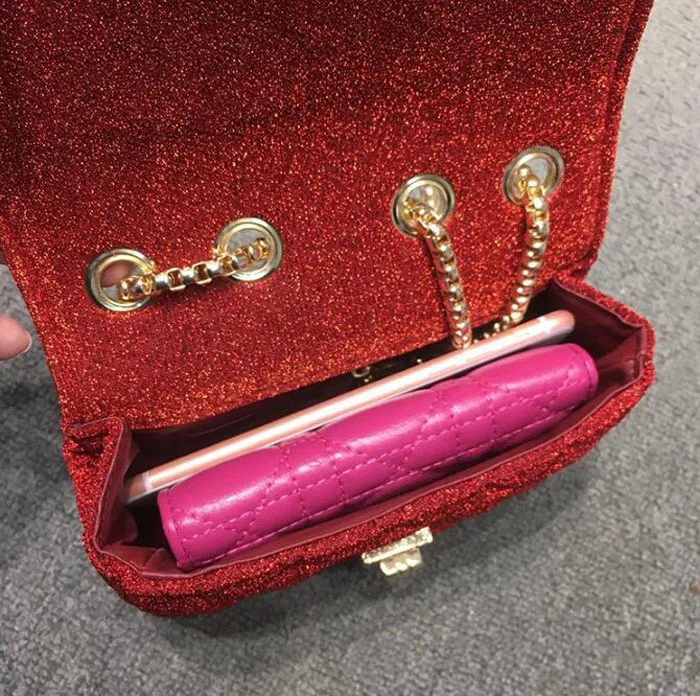 Новый Для женщин сумка Карамельный цвет цепи мини Лето телефон Сумки Bolsa Прямая