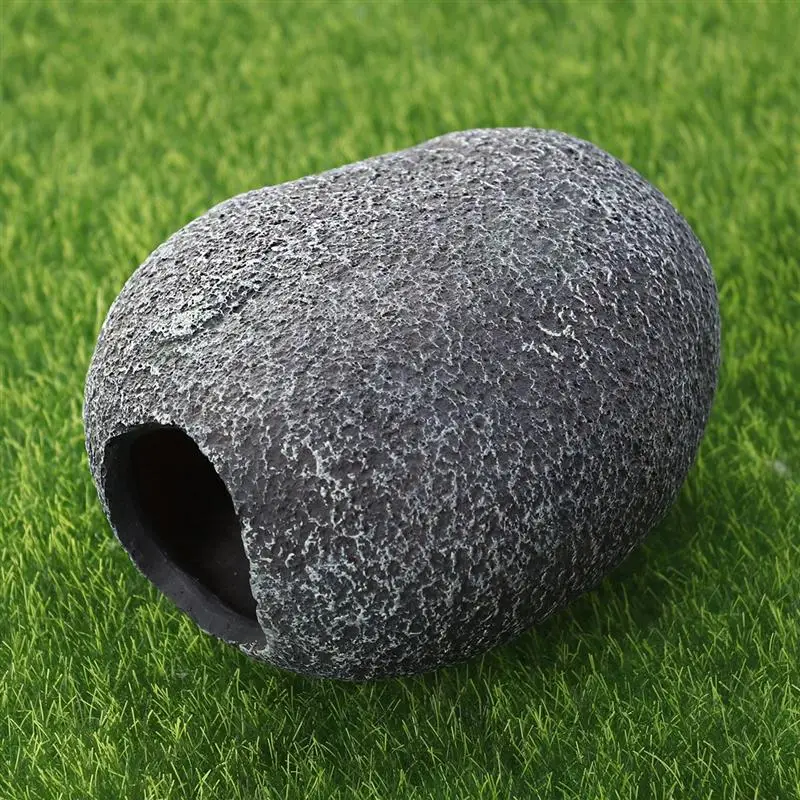 1 шт. пещера для рептилий смола эмульсионный отдых спрятать лягушки земляного