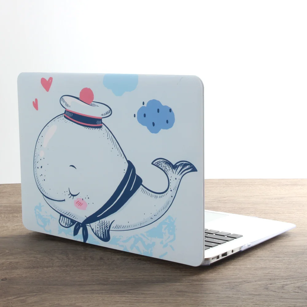 D 3 Чехол для ноутбука с животным принтом для MacBook Air Pro retina 11 12 13 15 дюймов с сенсорной панелью+ чехол для клавиатуры - Цвет: D 3