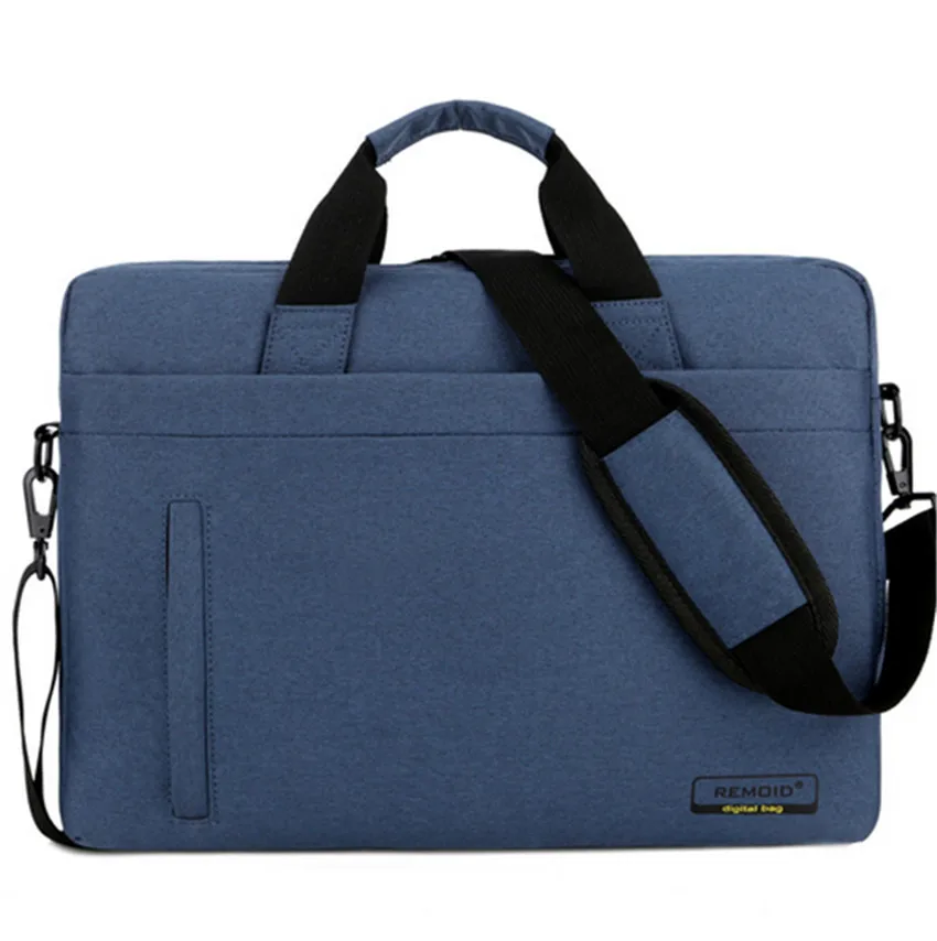 Cartera сумка на плечо для ноутбука Pu Портфель посылка для ноутбука - Цвет: Синий
