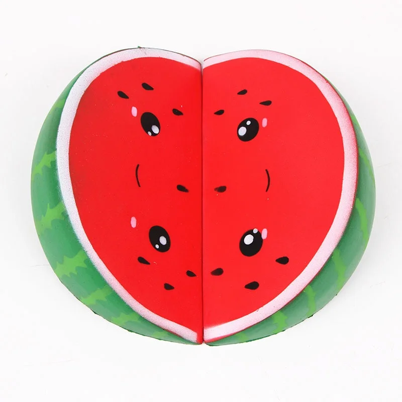 Kwaii Smiley Face Watermelon Squishy Slow Rising Jumbo Kawaii Smiling Kids Antistress Toy Fun Squeeze gifts | Игрушки и хобби