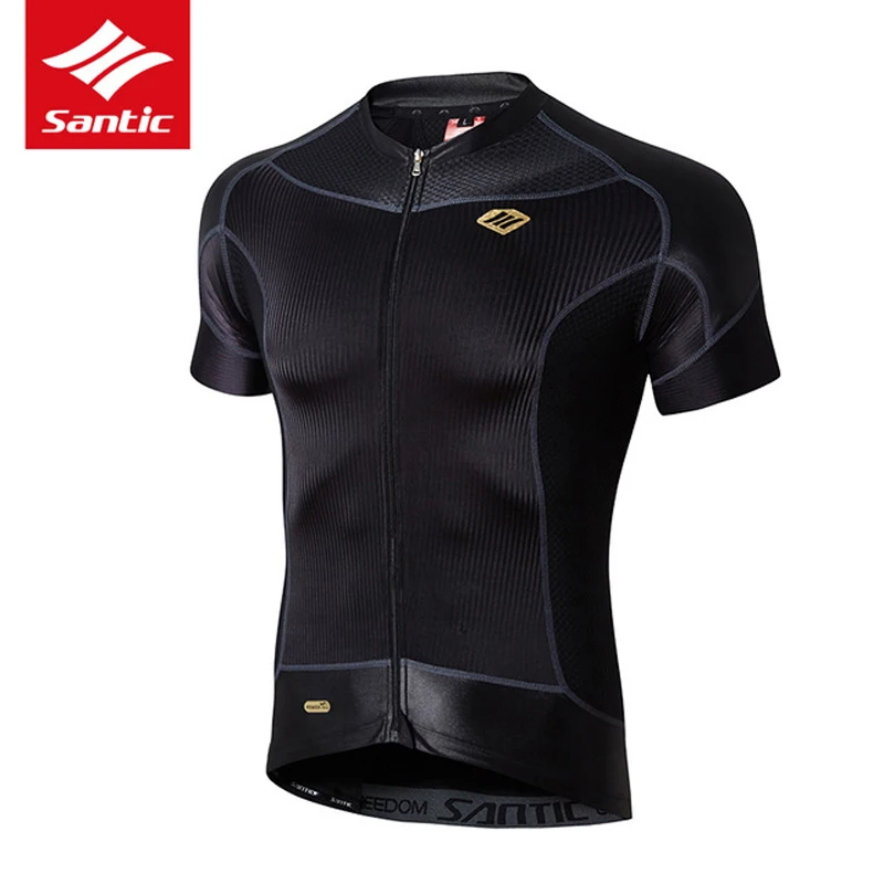 Santic TOP Cycling Jersey Men Pro Team MTB Road Bike High Elasticity Breathable Bicycle Clothes Ropa Ciclismo M7C02121 | Спорт и