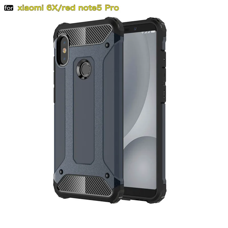 Для Xiaomi 6X чехол противоударный жесткий Hybird Броня силиконовый для Redmi Note 5 Pro