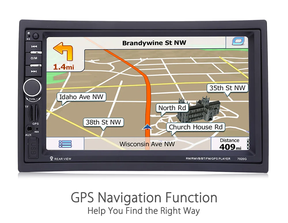 Univeral 2 DIN Автомагнитолы MP5 DVD видео плеер 1080P HD Сенсорный экран gps Навигация USB MP4/MP5