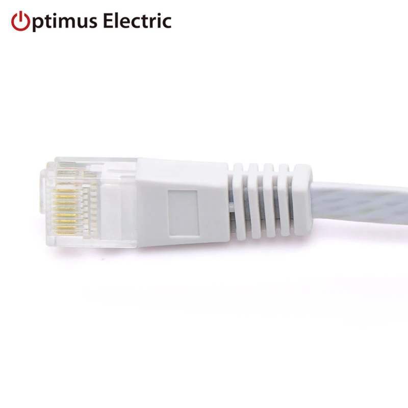 До 1000 Мбит/с Полоса пропускания 1 метр Супер Плоский CAT6 Ethernet сетевой патч кабель