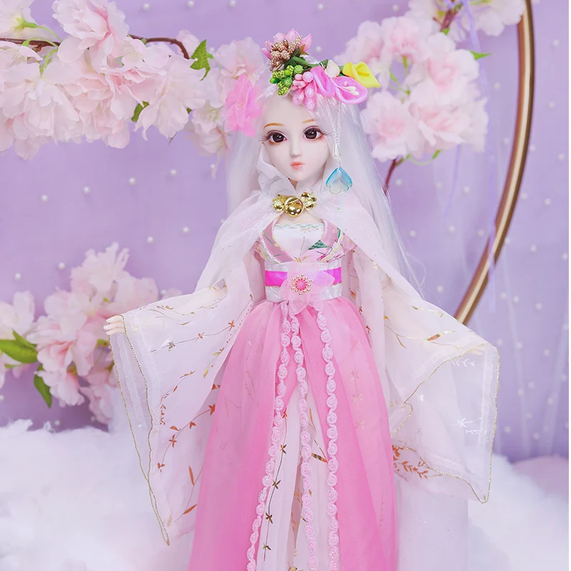 Дневник королевы 1/4 BJD шарнирный Цветок тела фея с макияжем включая одежду обувь