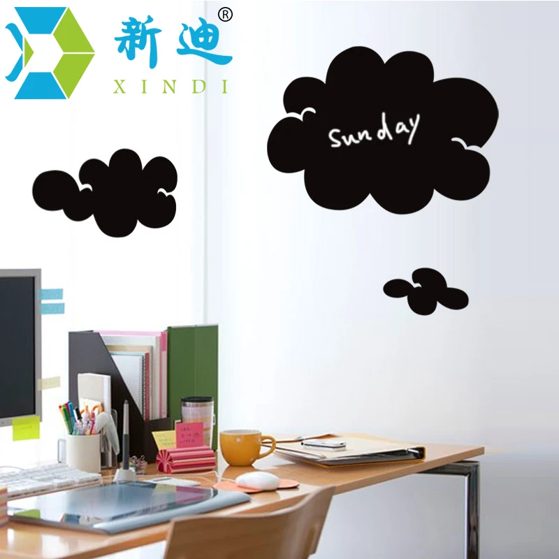 Симпатичные ПВХ наклейки на доску с облаками для заметок планировщик записей