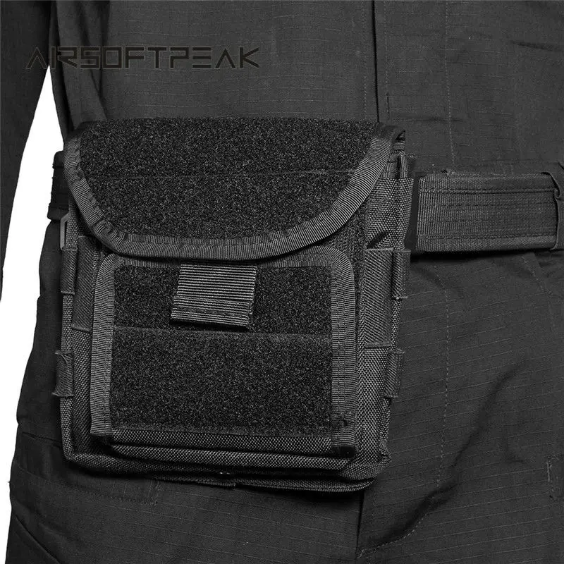 AIRSOFTPEAK 1000D Нейлон Молле Тактическая сумка Военная тактическая сумка фонарика для жилетов путешествие спортивный пакет талии