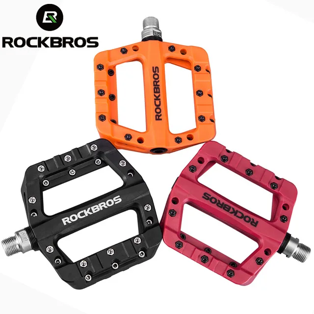 

Велосипедные педали ROCKBROS, сверхлегкие, высокое качество, противоскользящие профессиональные педали, mtb, велосипедные педали для езды на вел...