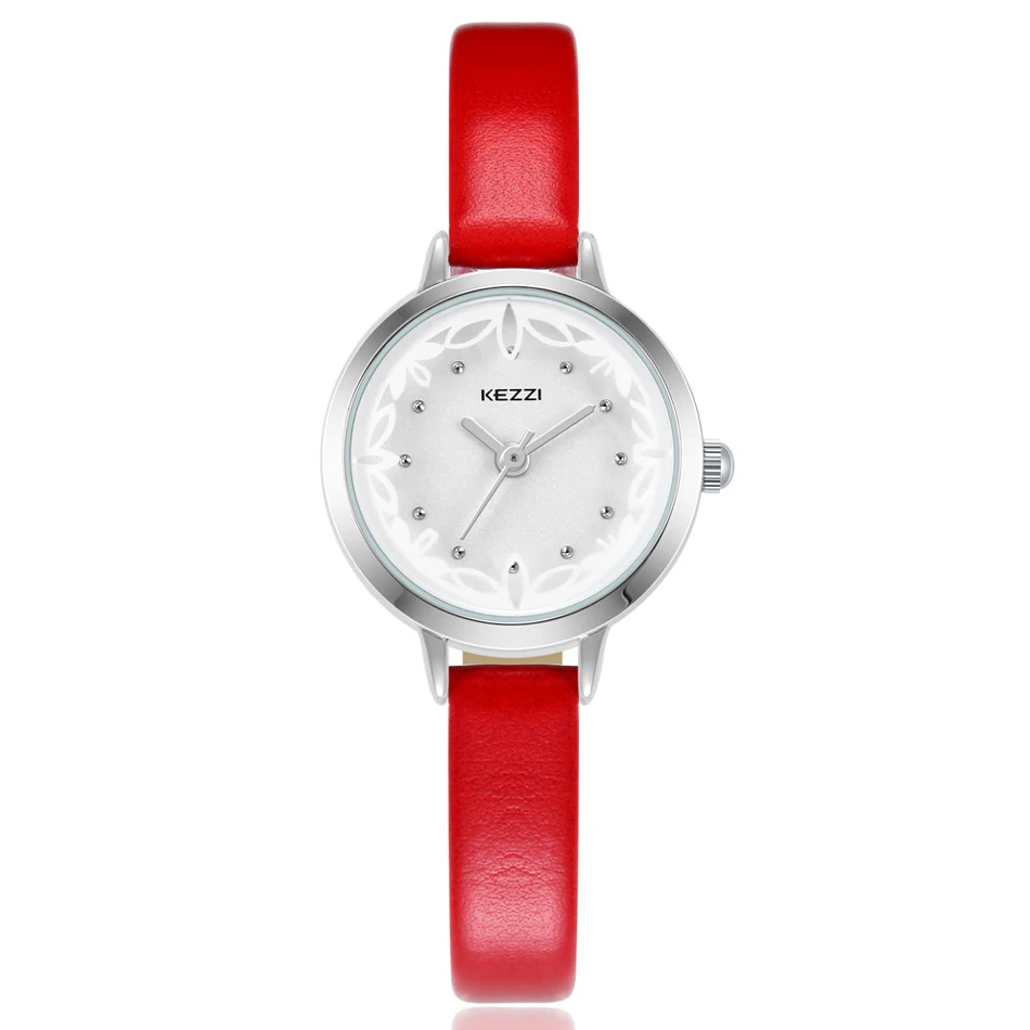 1812 Red Women KEZZI горячая распродажа Женские часы мужские часы модные повседневные кварцевые часы для женщин мужские часы Зимняя распродажа reloj mujer - Цвет: 1812 Red Women