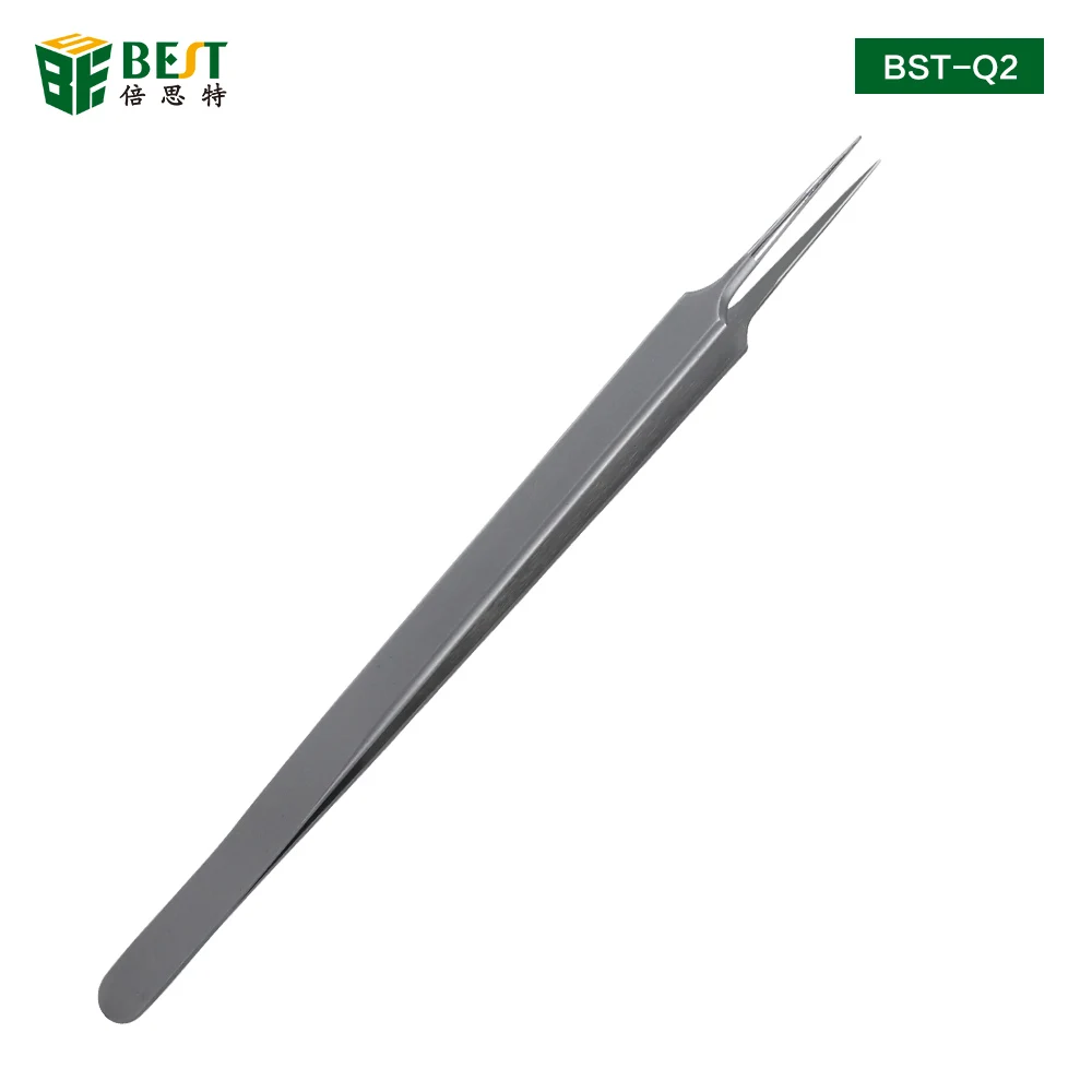 

Stainless Steel Eyebrow Tweezer False Eyelash Extension Tools Auxiliary Repair Hyperfine High Precision Anti Acid Tweezers