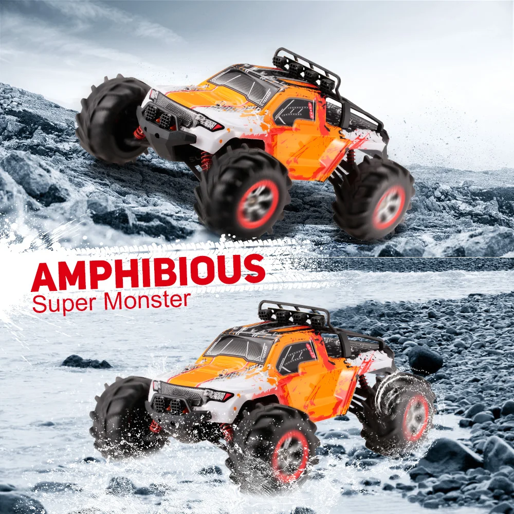 FY 12 электронный Радиоуправляемый автомобиль 1/12 2 4 ГГц 4WD амфибия высокая скорость