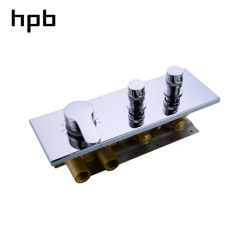 HPB латунная квадратная душевая головка наборы смесителей система осадков