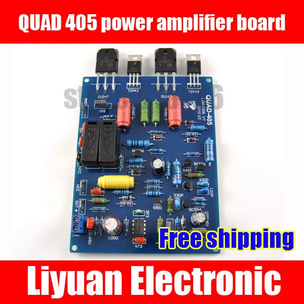 Бесплатная доставка двухканальный (2 шт./лот) QUAD 405 quad405 Плата усилителя