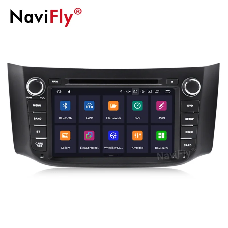 Android9.0 автомобильное радио DVD для NISSAN SILPHY четырехъядерный wifi Bluetooth Видео Аудио