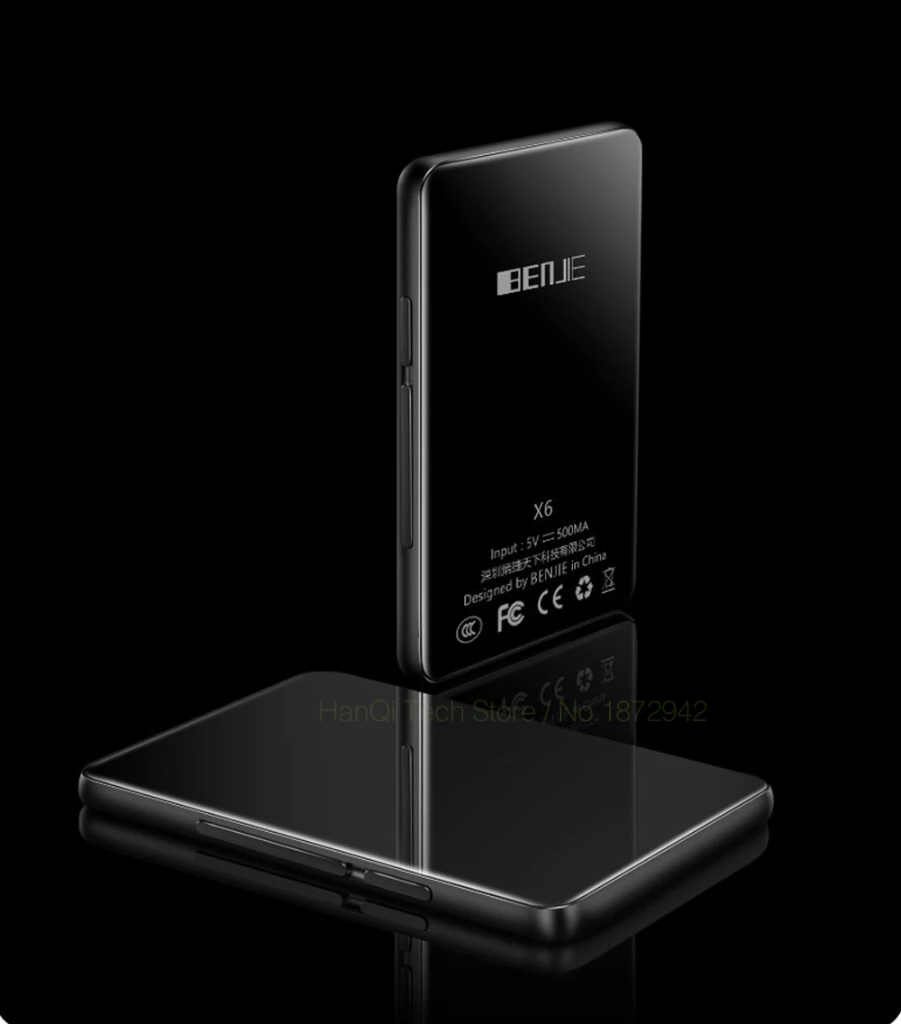 BENJIE X6 полный сенсорный экран MP3-плеер 4 Гб 8 Гб музыкальный плеер с fm-радио видео плеер электронная книга плеер MP3 со встроенным динамиком