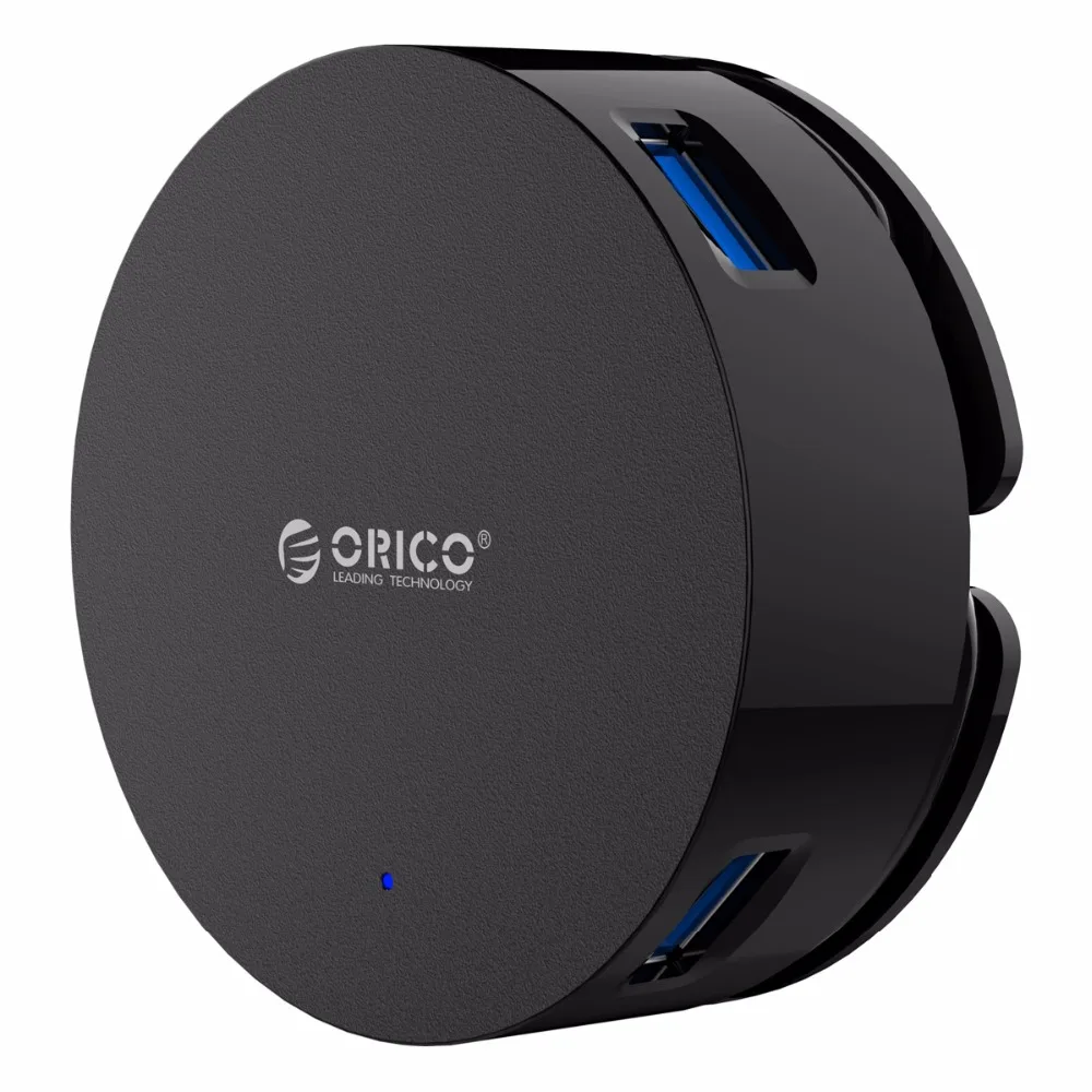 ORICO USB 3,0 концентратор супер скорость внешний 4 порта Usb разветвитель с намоткой кабеля для Macbook Air ноутбук ПК компьютер Usb концентраторы