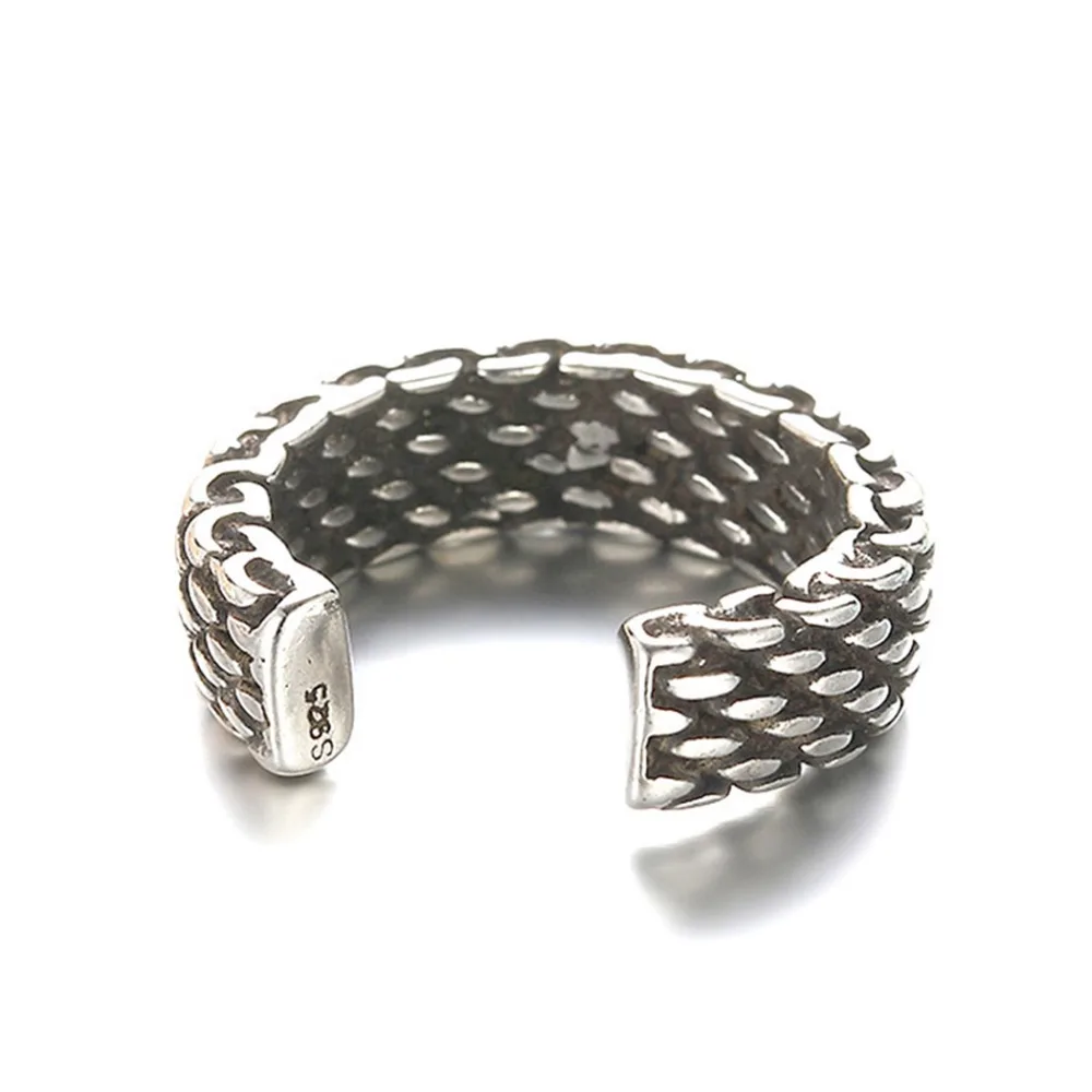 Chandler Unique Tail Wide Antique Net Pattern Ring For Women Men Unisex Open Kunckle Toe Bague Anillos Anel Drop Shipping | Украшения и