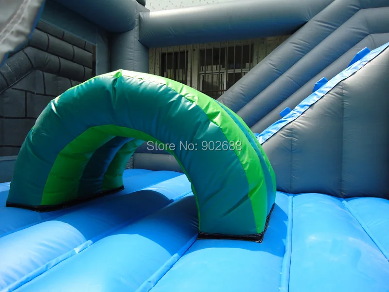 Бесплатная доставка! Коммерческий надувной батут с воздушным замком для продажи