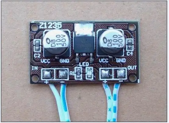 Бесплатная доставка! 1 шт. модуль постоянного тока/LM7805 фиксированный