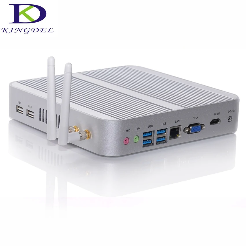 Мини ПК Haswell i5 без кулера Windows 10 HD 4400 HTPC ТВ приставка Intel Core 4200U HDMI VGA Mini ITX игровой