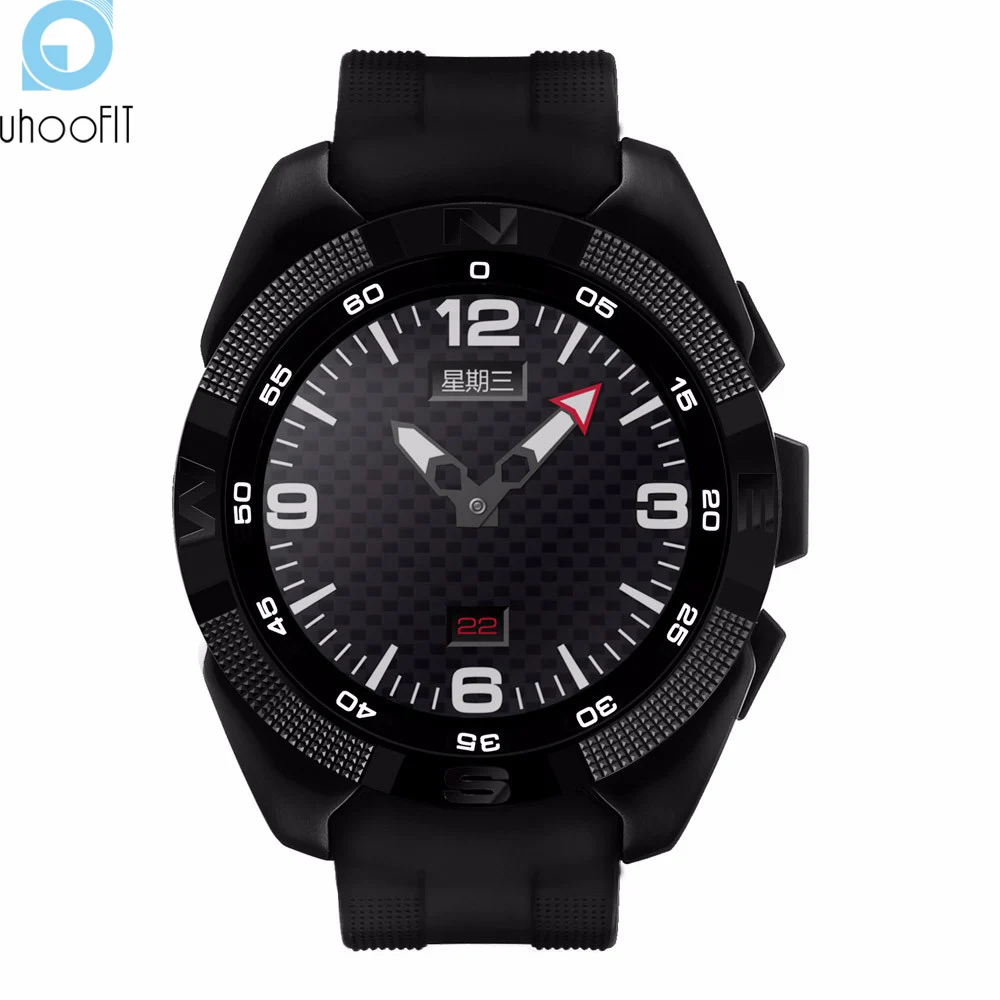Uhoofit G5 Смарт-часы MTK2502 Smartwatch монитор сердечного ритма Фитнес трекер вызова SMS