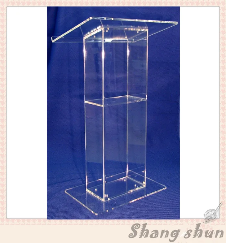 Современный дизайн прозрачный акриловый трибунах/красивые церковного амвона |