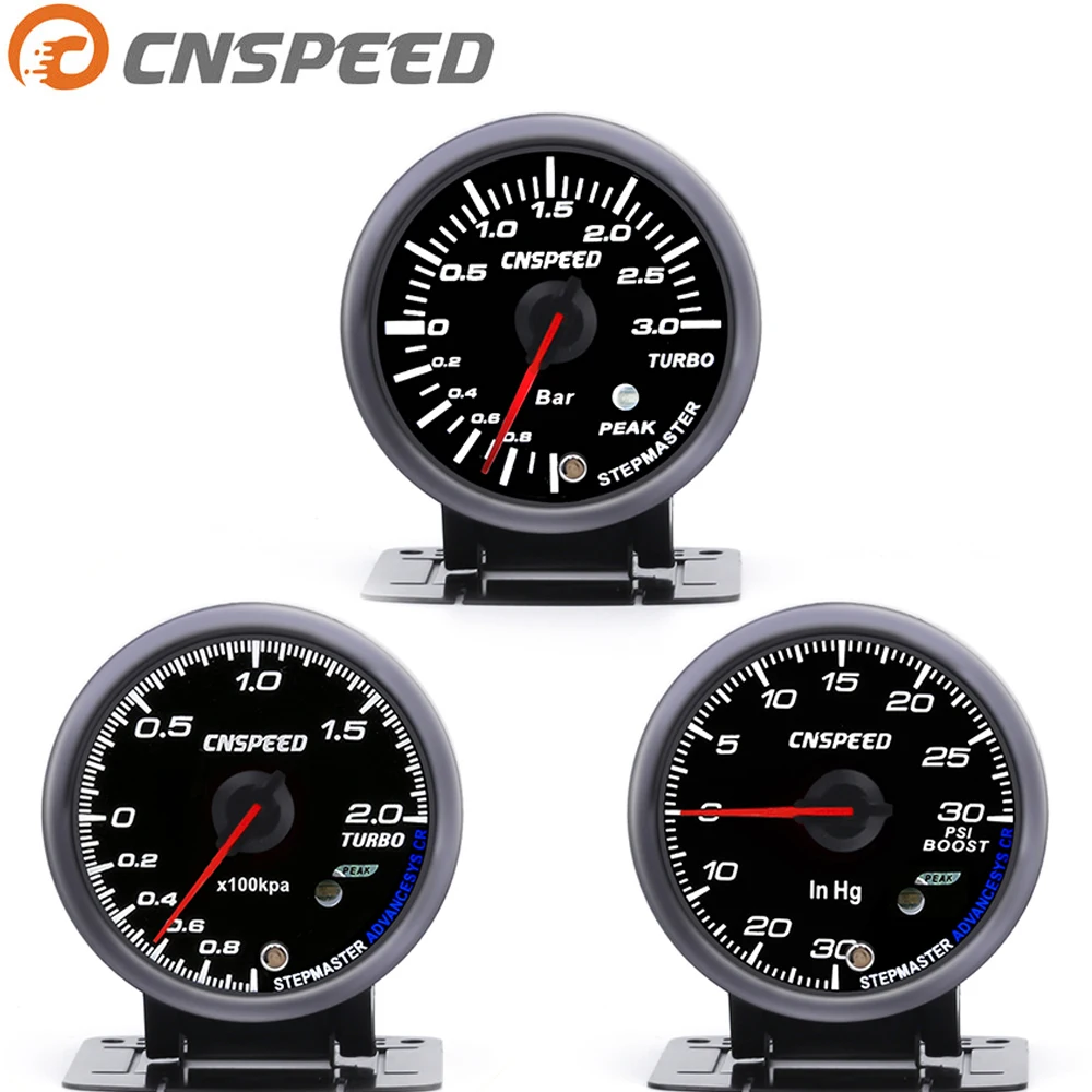 CNSPEED 60 мм 6201BB турбонагнетатель стол 0 ~ 3bar/6201BB 2Bar/6202BB Psi черный YC101347|Измерители