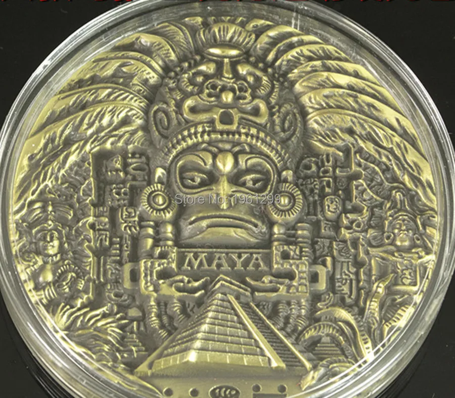 Новый 80*10 мм календарь Mayan пророчество старый культурный сувенир Античная