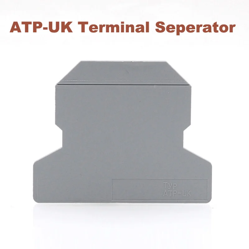 20/50/100 шт. din рейка Клеммная колодка Seperator ATP UK bornier перегородка универсальный тип