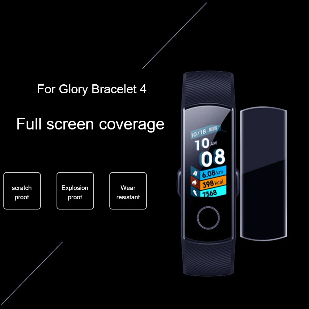 Защитная пленка из термополиуретана для оригинального huawei Honor Band 4 защитная